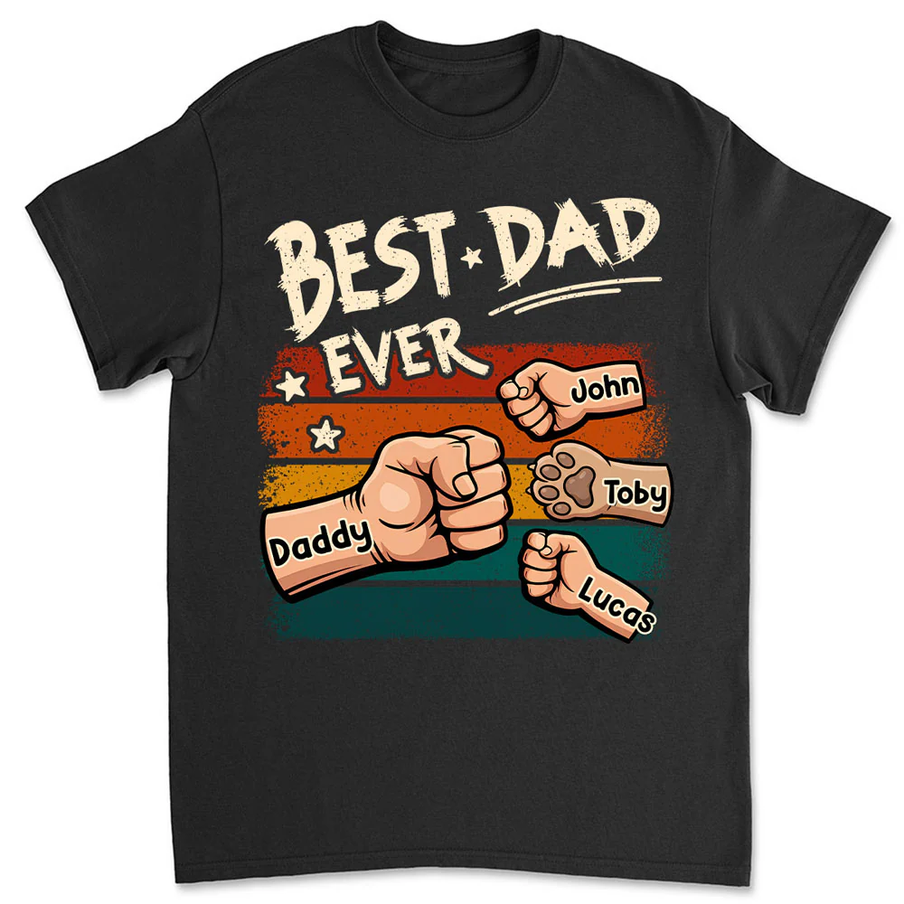 My Best Daddy - Personalized Custom Shirt