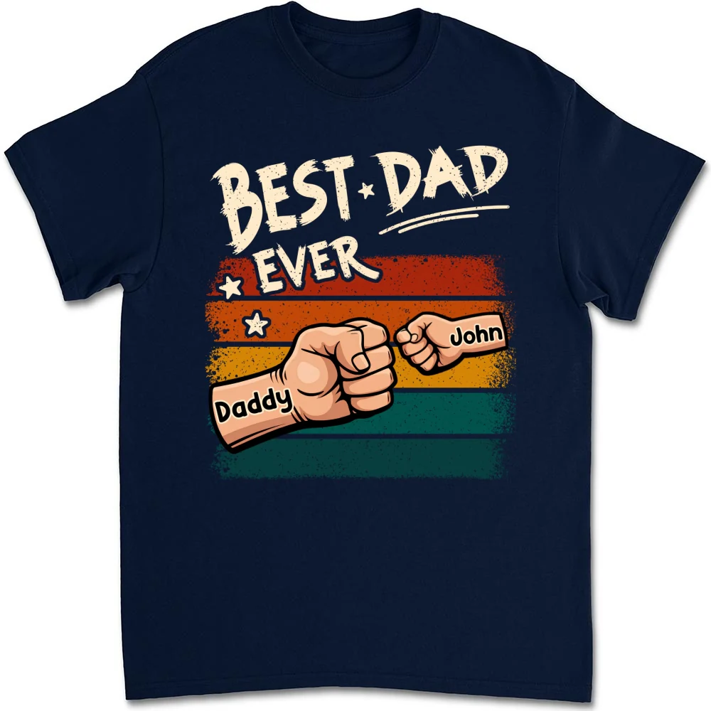 My Best Daddy - Personalized Custom Shirt - Image 8