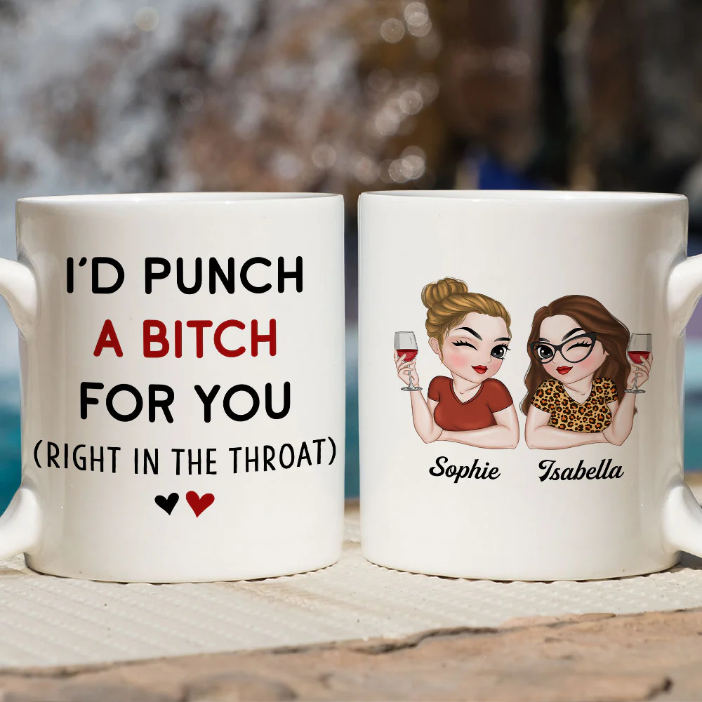 My Best Friend - Personalized Custom Coffee Mug - Image 2
