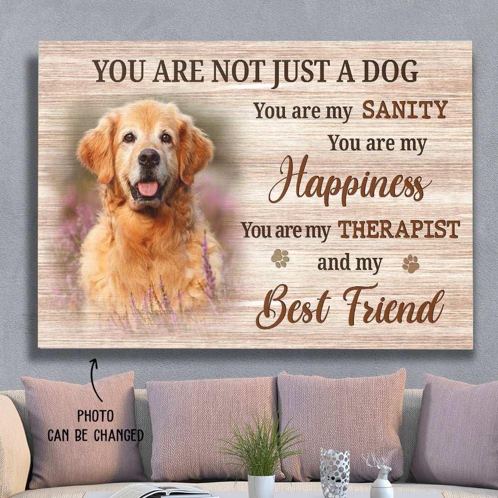 My Best Friend - Personalized Custom Photo Canvas Print - Image 4