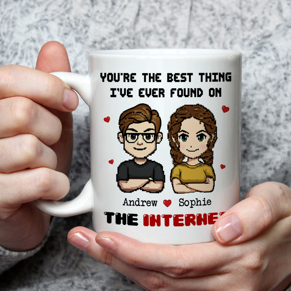 My Best Internet Accident Ever - Personalized Custom Coffee Mug - Image 3