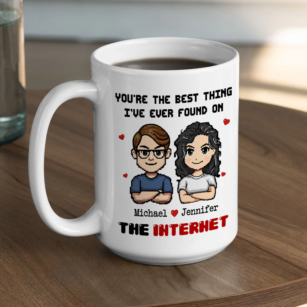 My Best Internet Accident Ever - Personalized Custom Coffee Mug - Image 4
