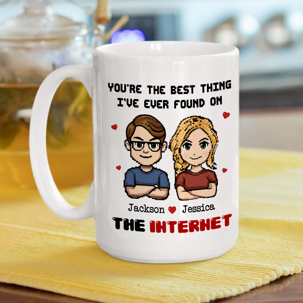 My Best Internet Accident Ever - Personalized Custom Coffee Mug - Image 5