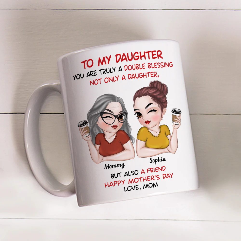 My Blessing My Friend - Personalized Custom Coffee Mug - Image 3