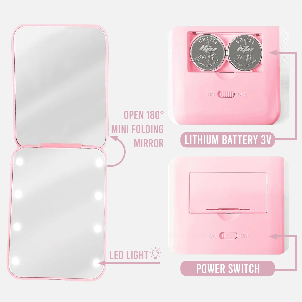 My Blessing - Personalized Custom LED Pocket Mirror - Image 7