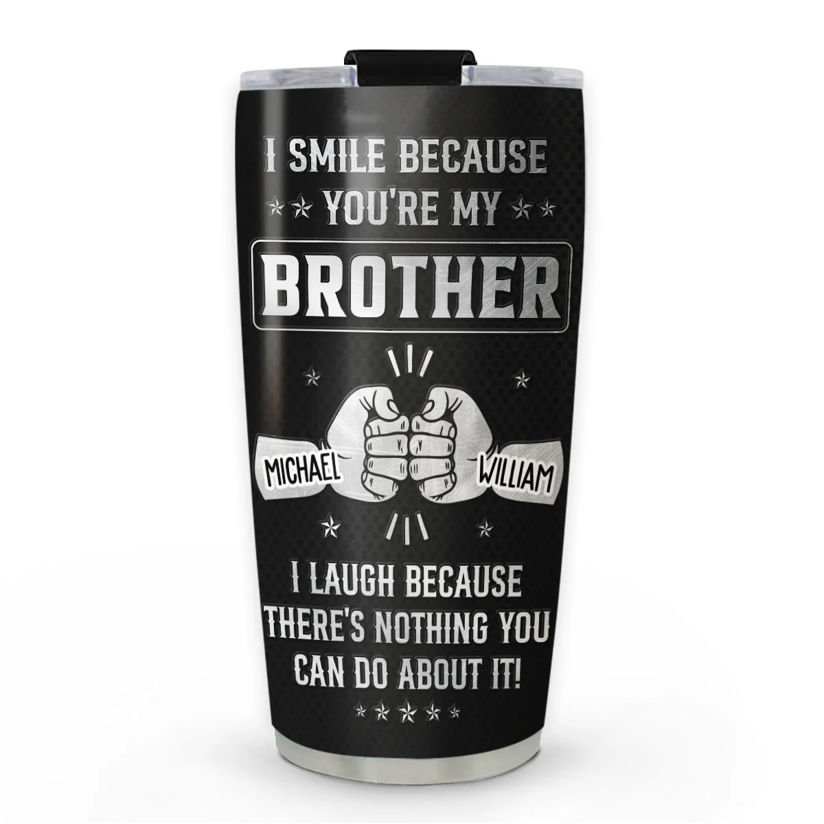 My Bond With Brother - Personalized Custom Tumbler