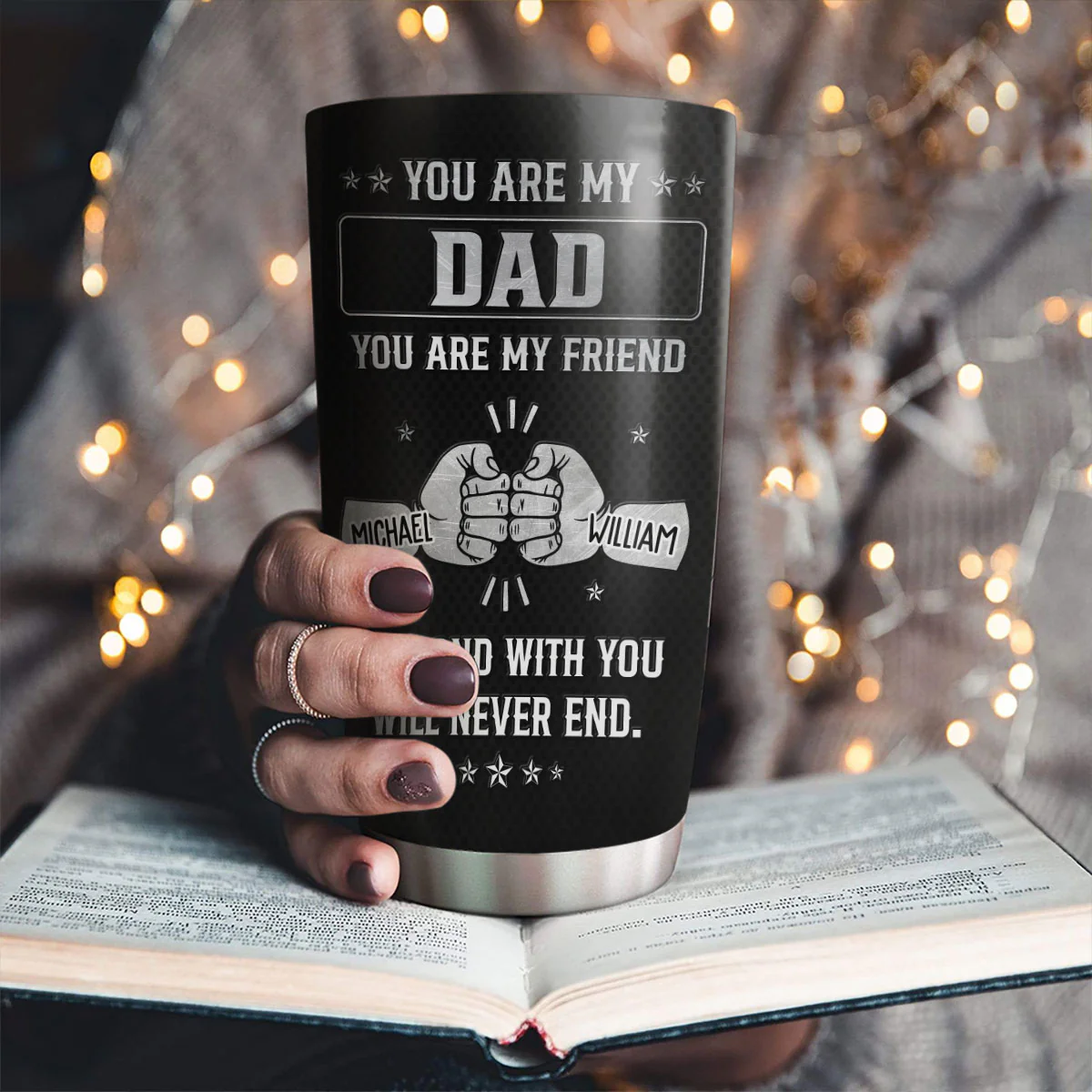 My Bond With You 2 - Personalized Custom Tumbler - Image 4