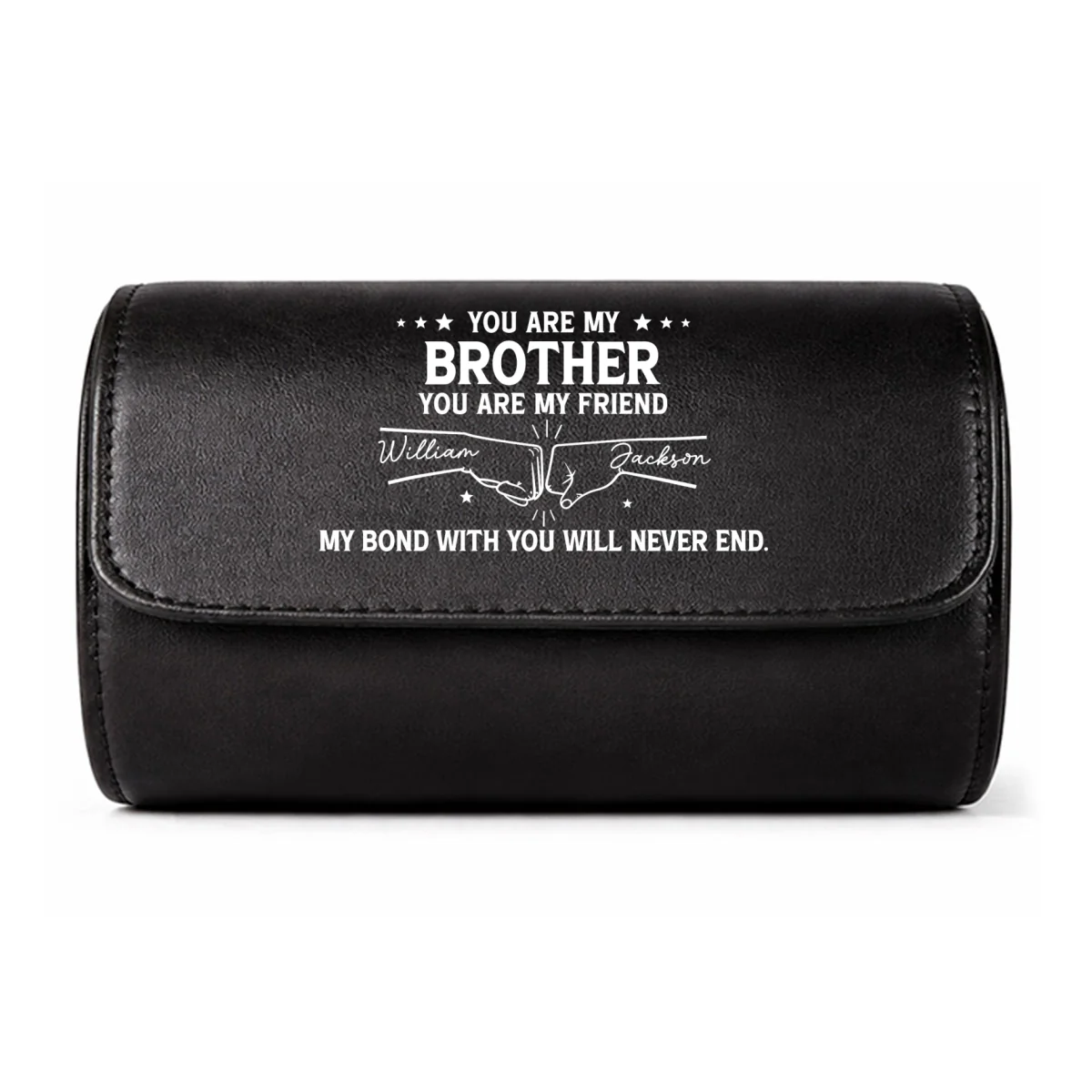 My Bond With You - Personalized Custom Leather Watch Case - Image 10