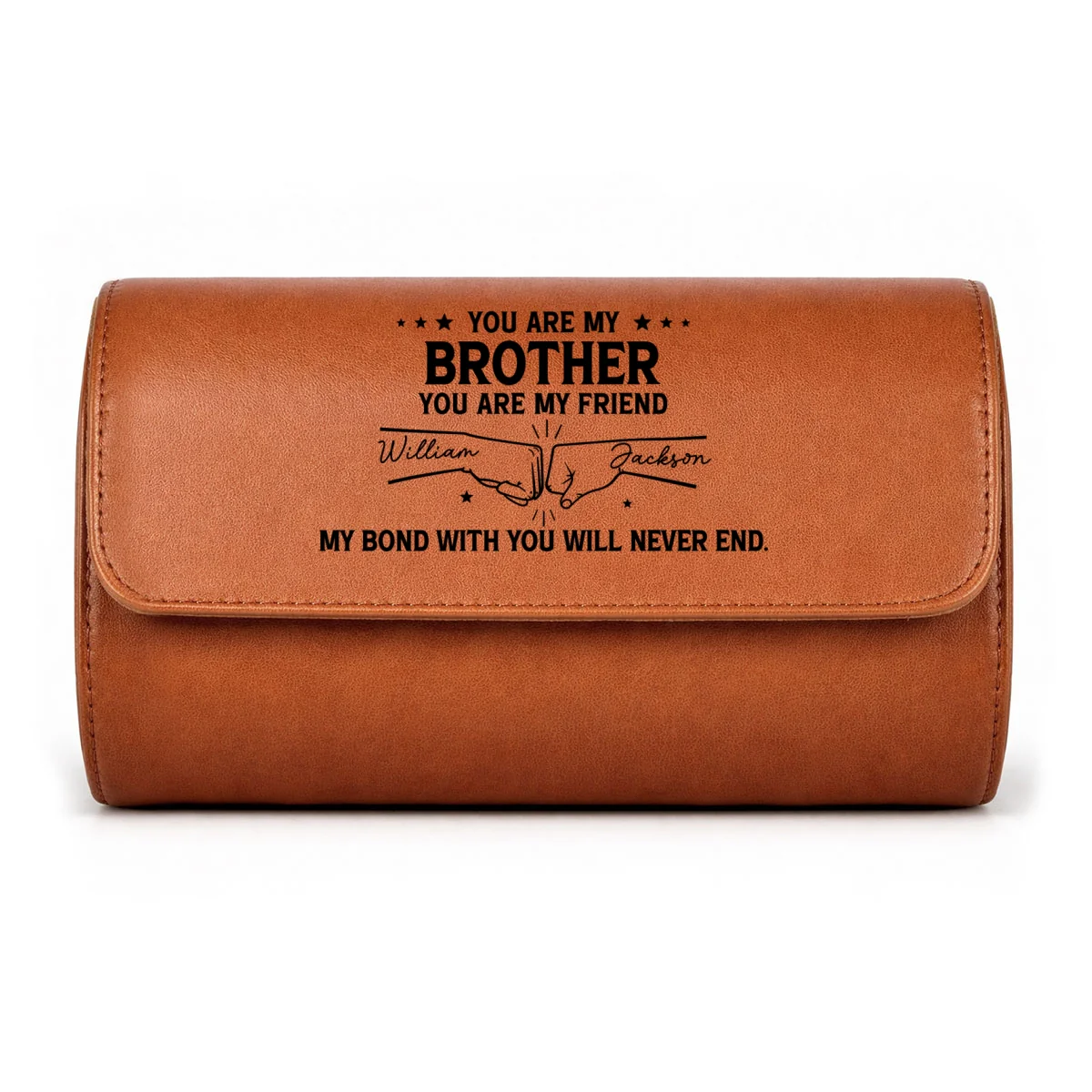 My Bond With You - Personalized Custom Leather Watch Case - Image 11