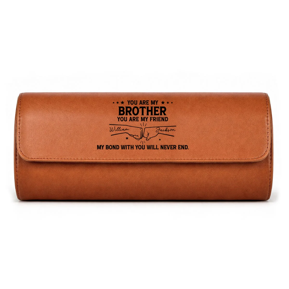 My Bond With You - Personalized Custom Leather Watch Case - Image 13