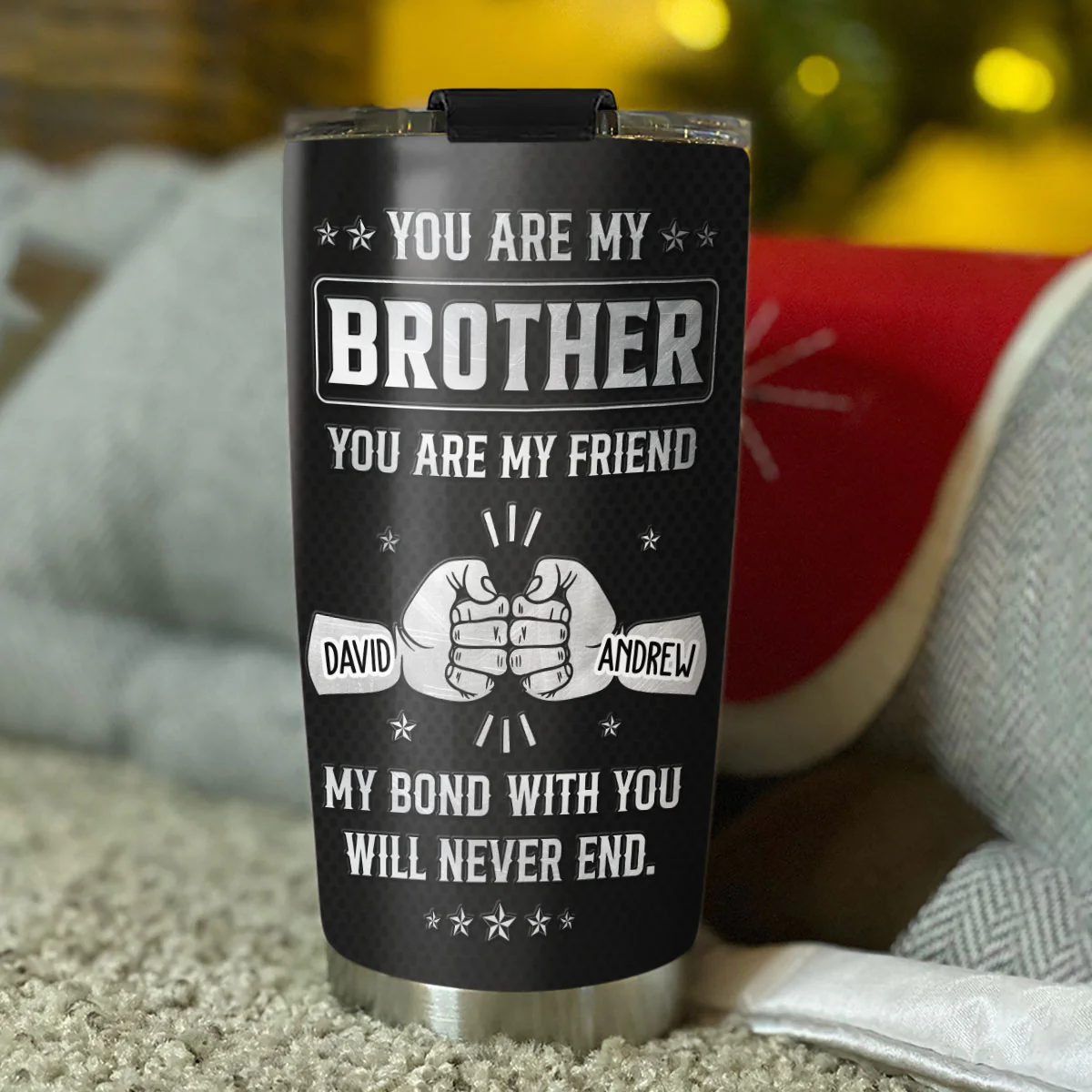 My Bond With You - Personalized Custom Tumbler - Image 2