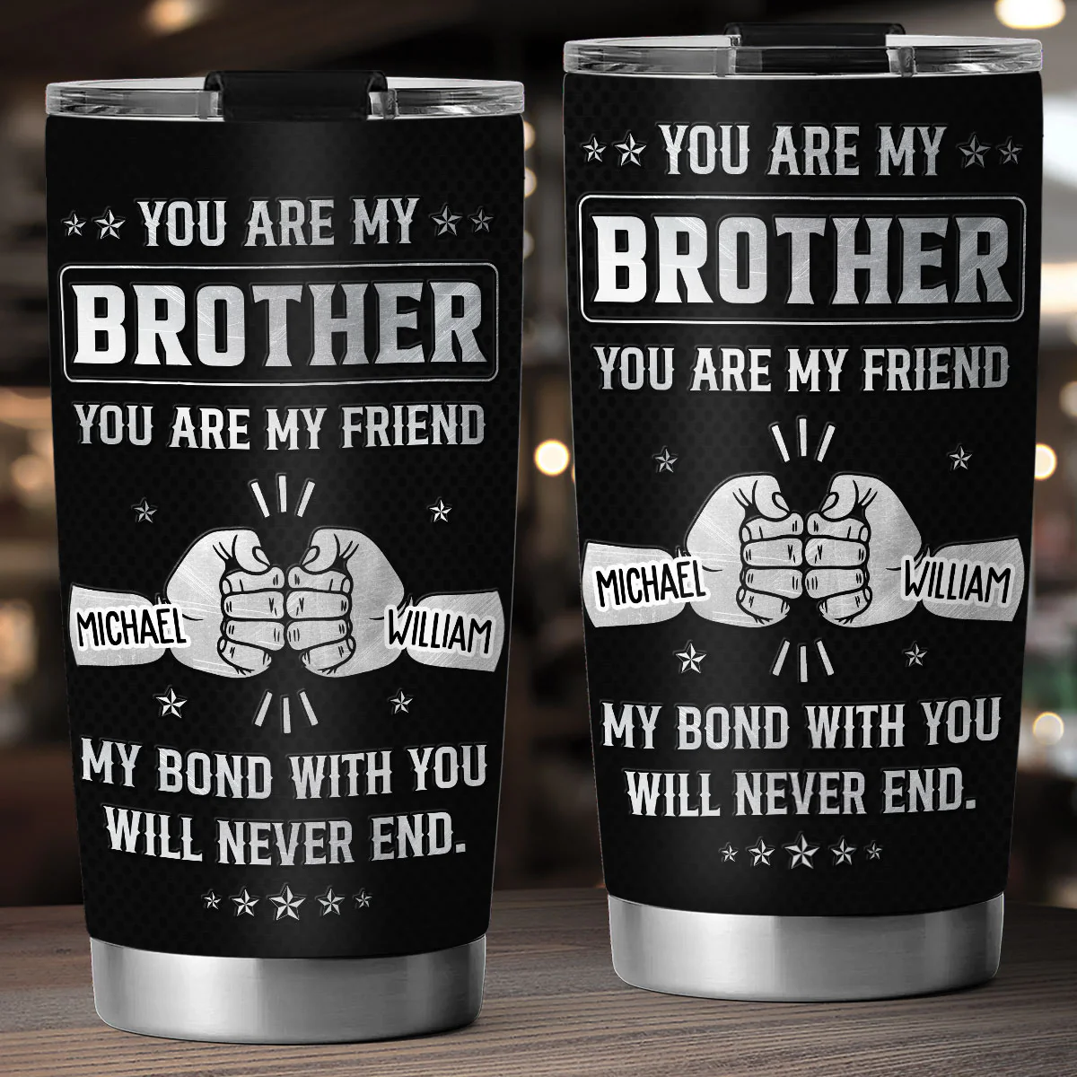 My Bond With You - Personalized Custom Tumbler - Image 4