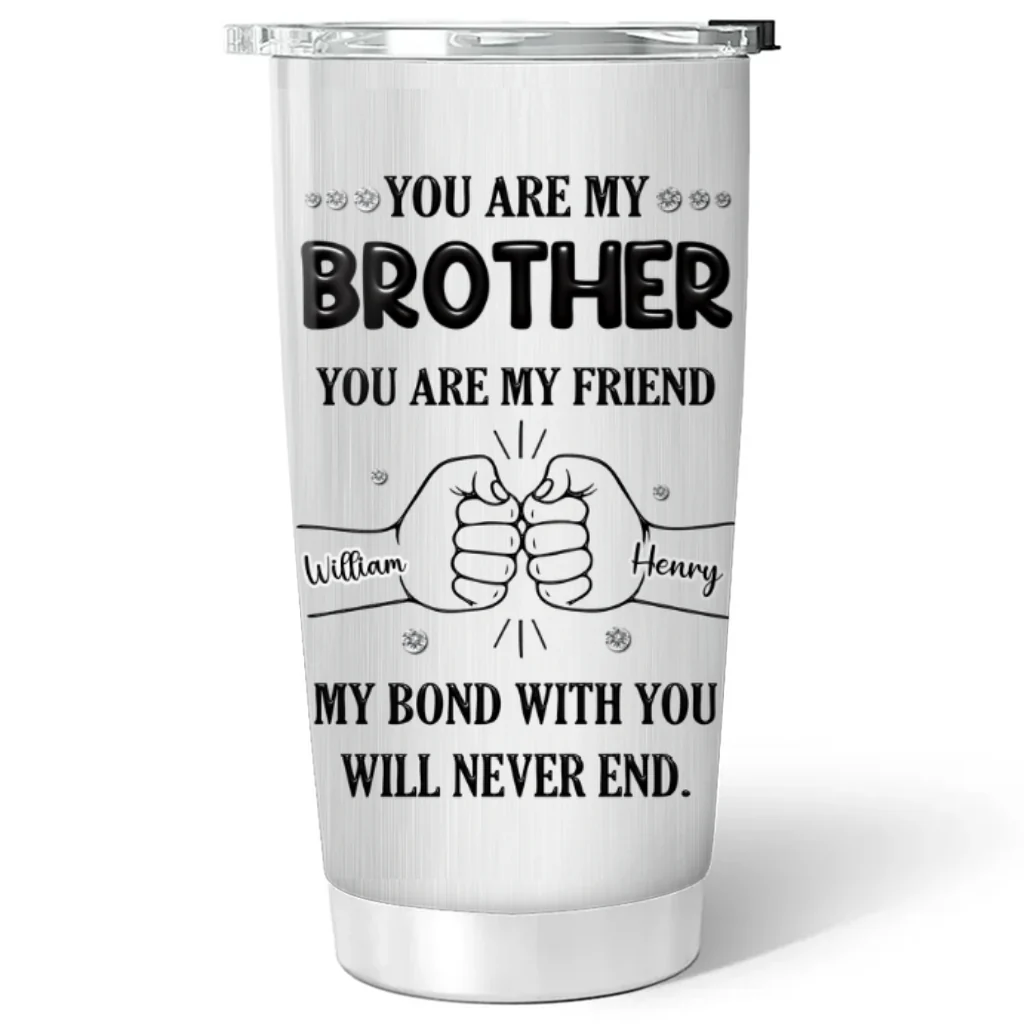 My Bond With You Sister - Personalized Custom Tumbler - Image 7