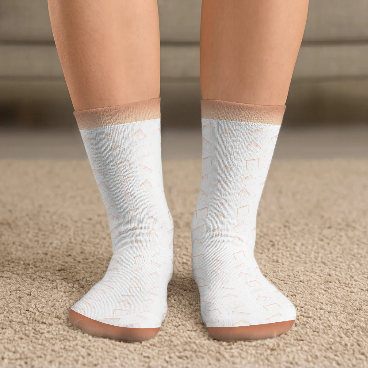My Book Reading Socks - Personalized Custom Crew Socks - Image 4
