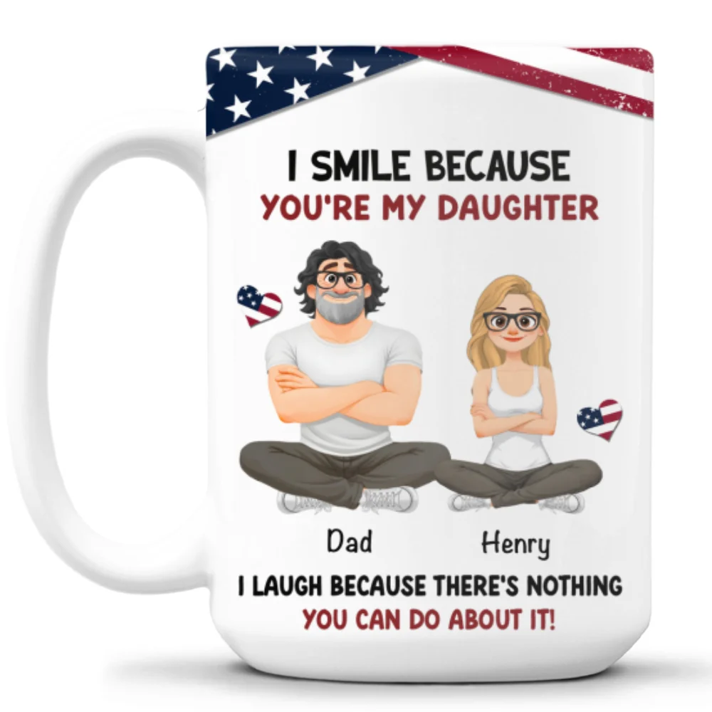 My Child My American Pride - Personalized Custom Coffee Mug - Image 9