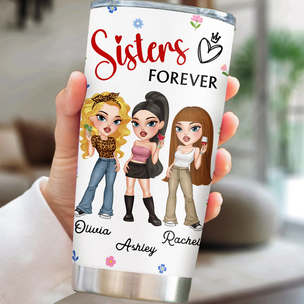 My Crazy Best Friend - Personalized Custom Tumbler - Image 5
