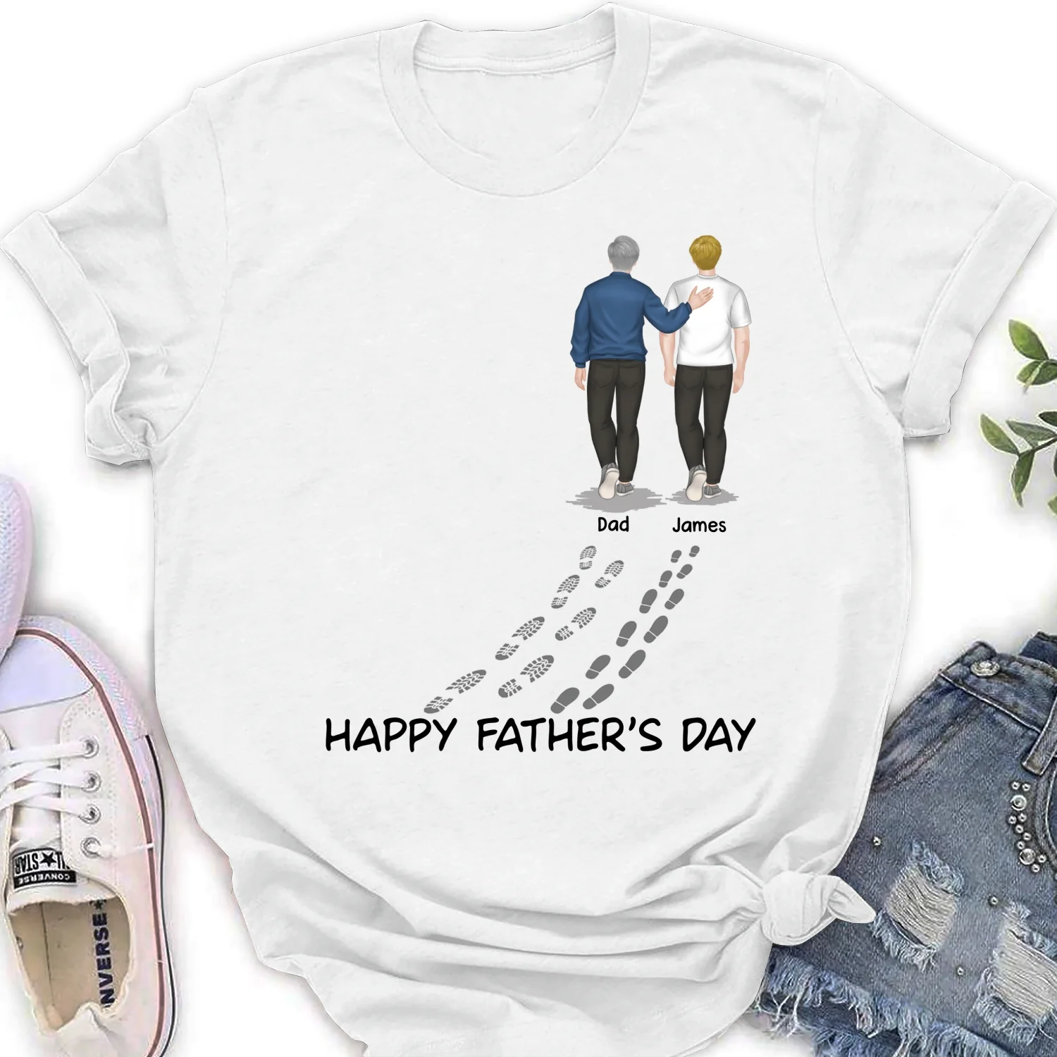My Dad Is My Hero - Personalized Custom Shirt - Image 26