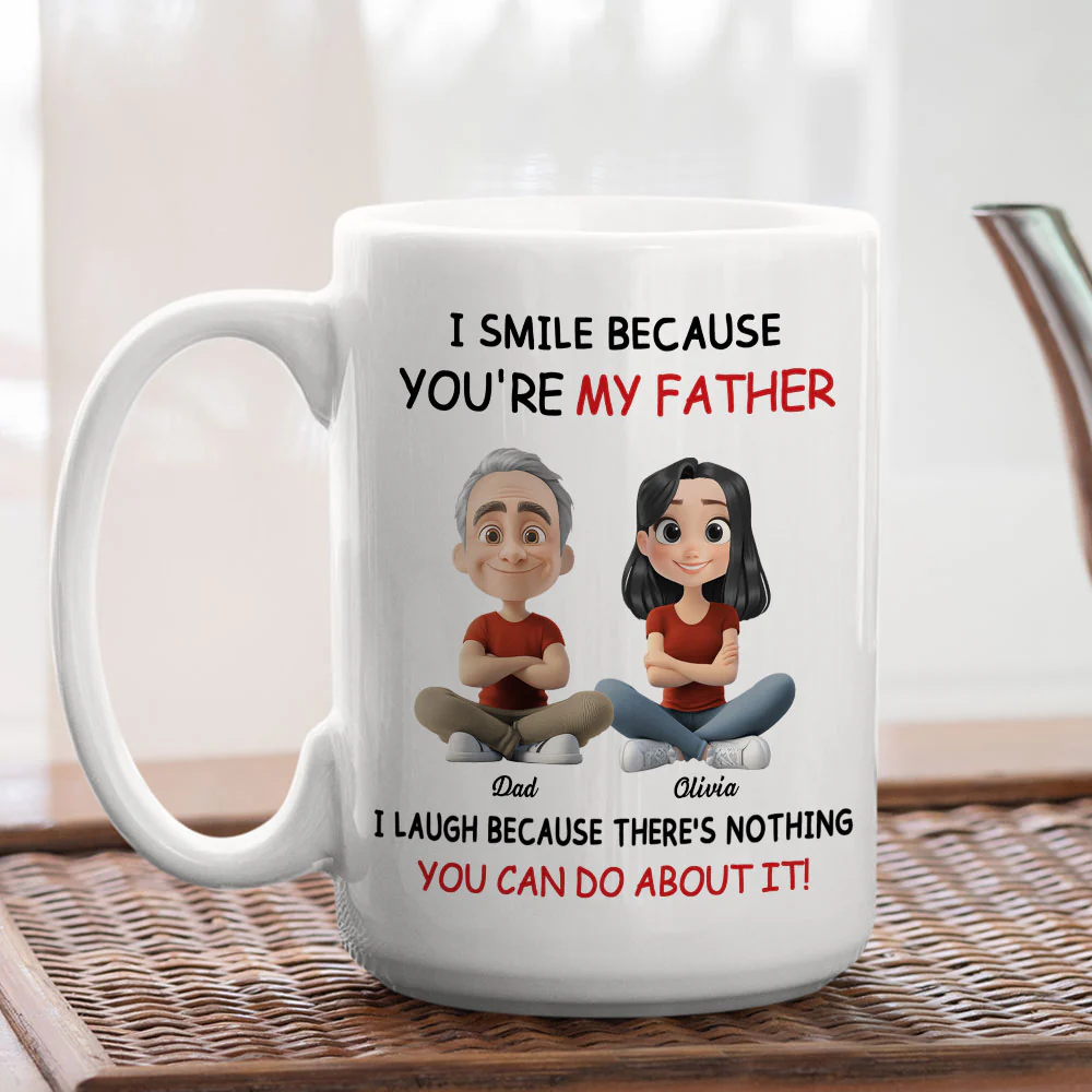 My Dad - Personalized Custom Coffee Mug - Image 4