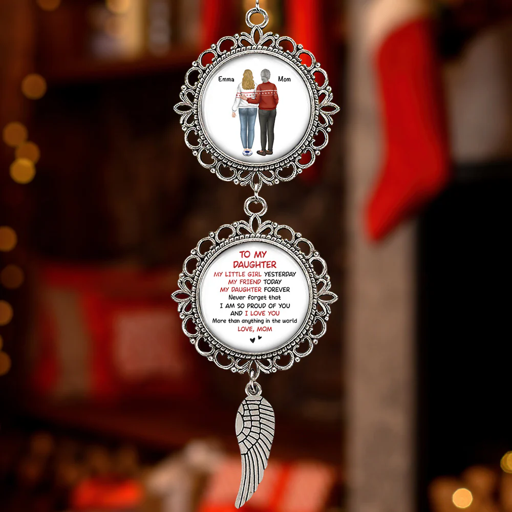 My Daughter Forever - Personalized Custom Charming Ornament