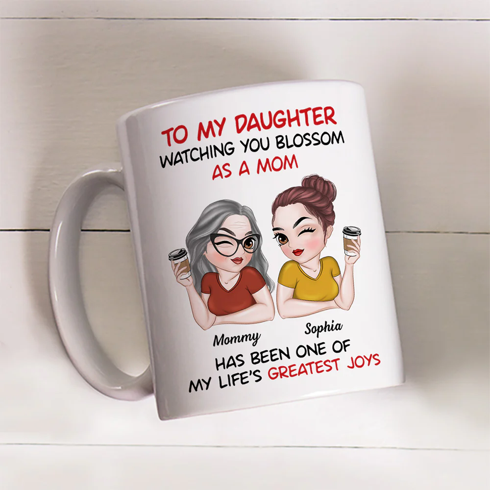 My Daughter - Personalized Custom Coffee Mug - Image 3