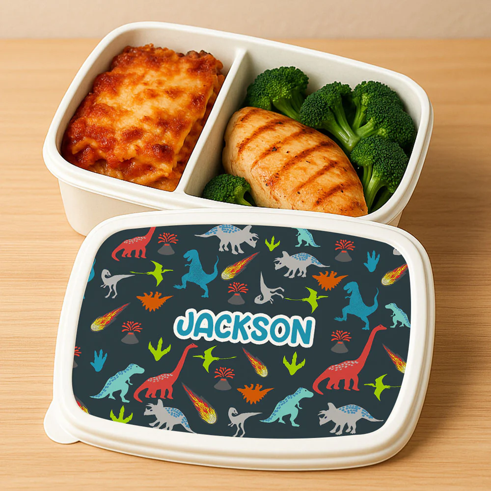 My Dino Boy - Personalized Custom Lunch Box - Image 3