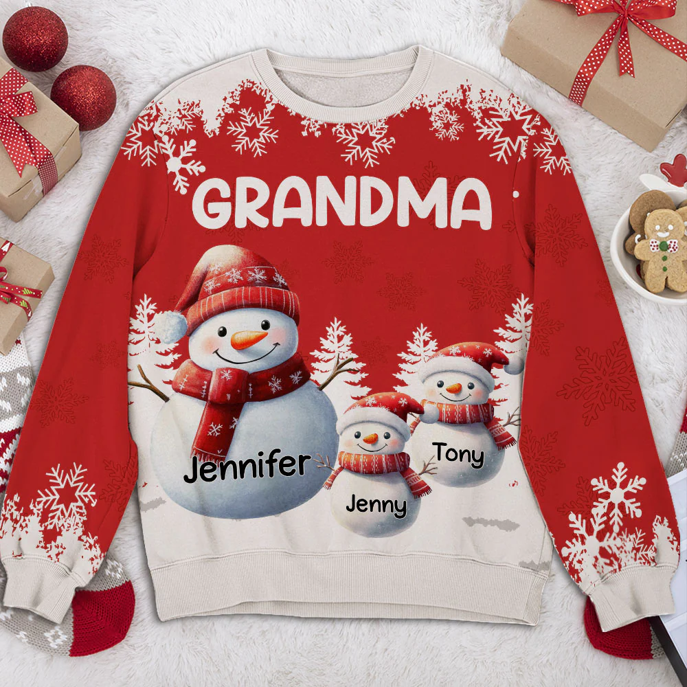 My Fav People Call Me - Personalized Custom All-Over-Print Sweatshirt - Image 3