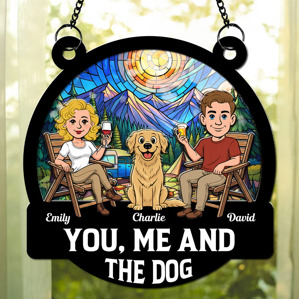 My Favorite Adventure Crew - Personalized Custom Suncatcher - Image 2