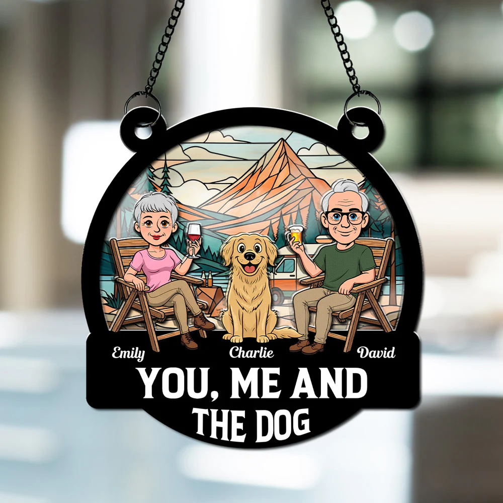 My Favorite Adventure Crew - Personalized Custom Suncatcher - Image 4