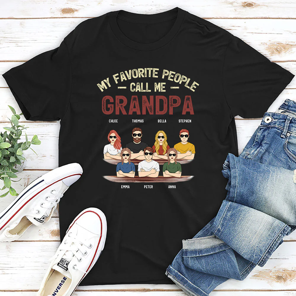 My Favorite People Call Me 2 - Personalized Custom Shirt - Image 2