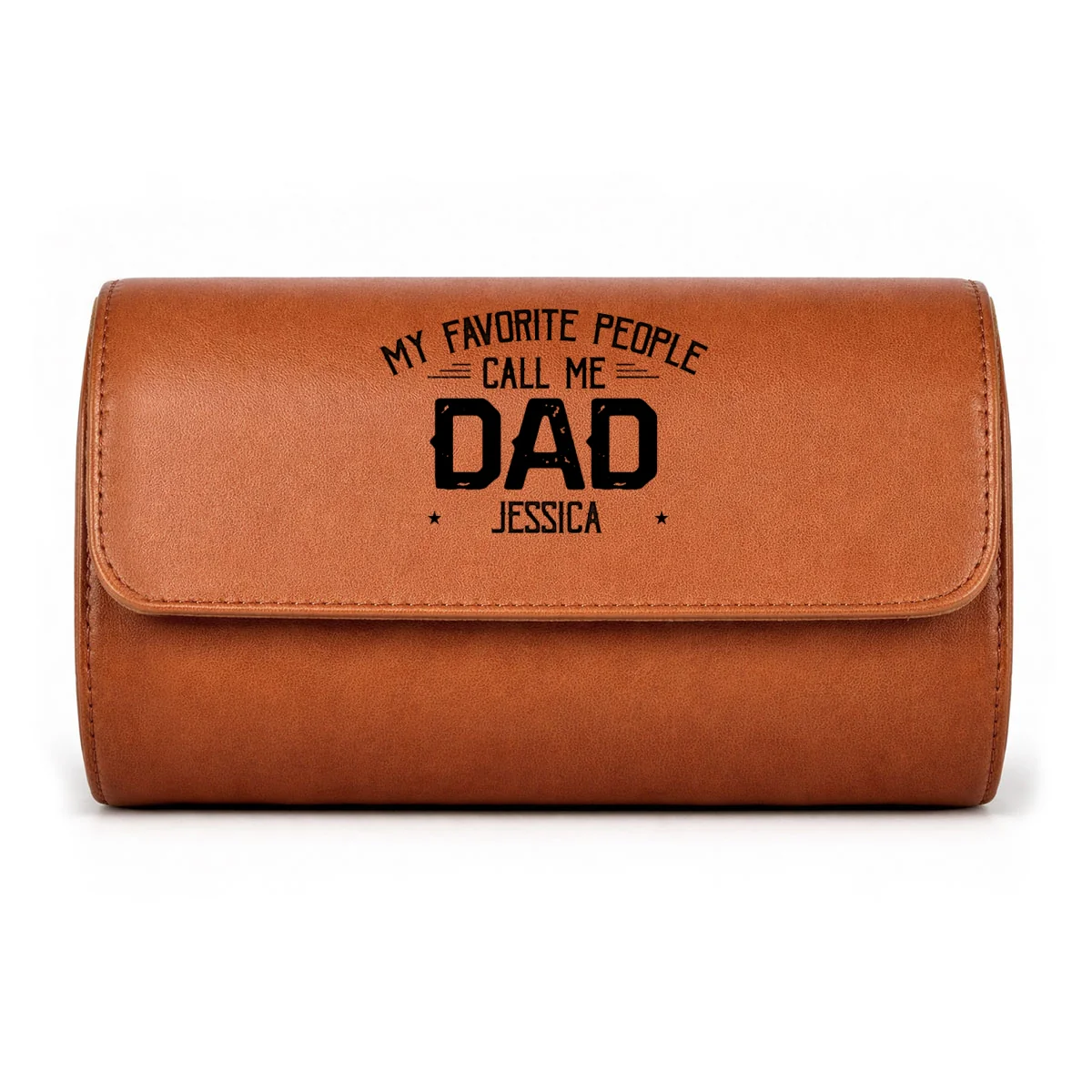 My Favorite People Call Me Daddy - Personalized Custom Leather Watch Case - Image 10