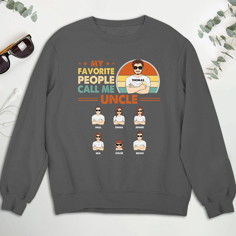 My Favorite People Call Me Daddy - Personalized Custom Shirt - Image 3