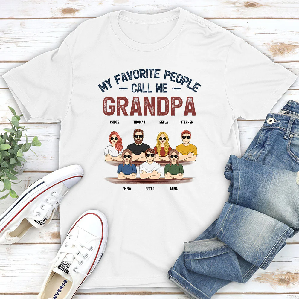 My Favorite People Call Me - Personalized Custom Shirt - Image 2