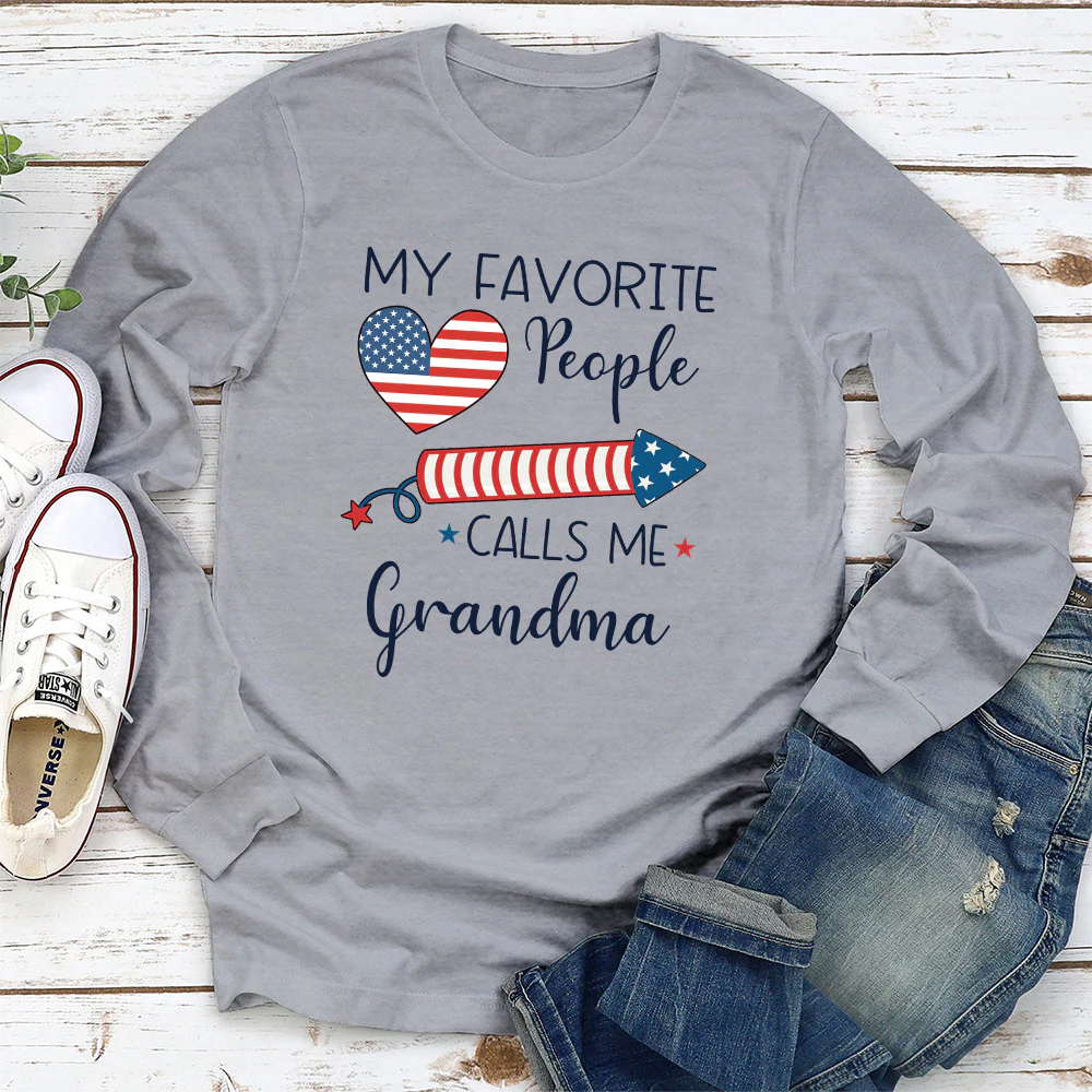 My Favorite People Calls Me Love - Personalized Custom Shirt - Image 5