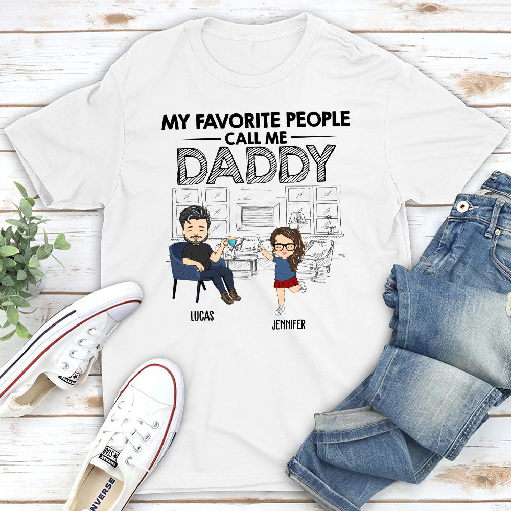 My Favorite People - Personalized Custom Shirt - Image 2
