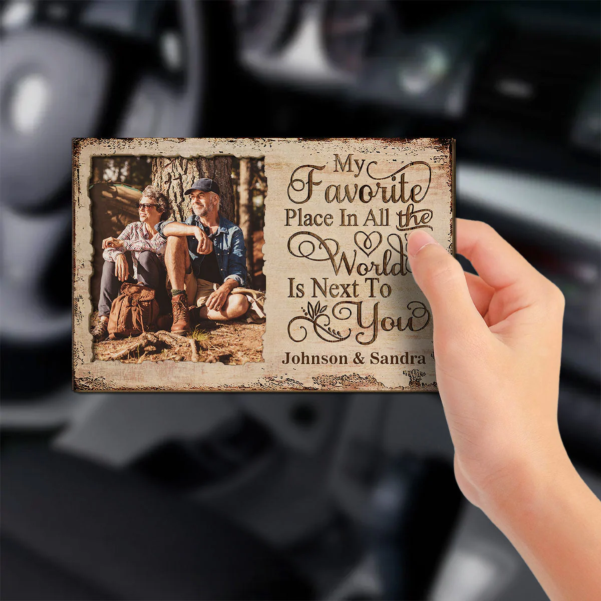 My Favorite - Personalized Custom Car Visor Clip - Image 3