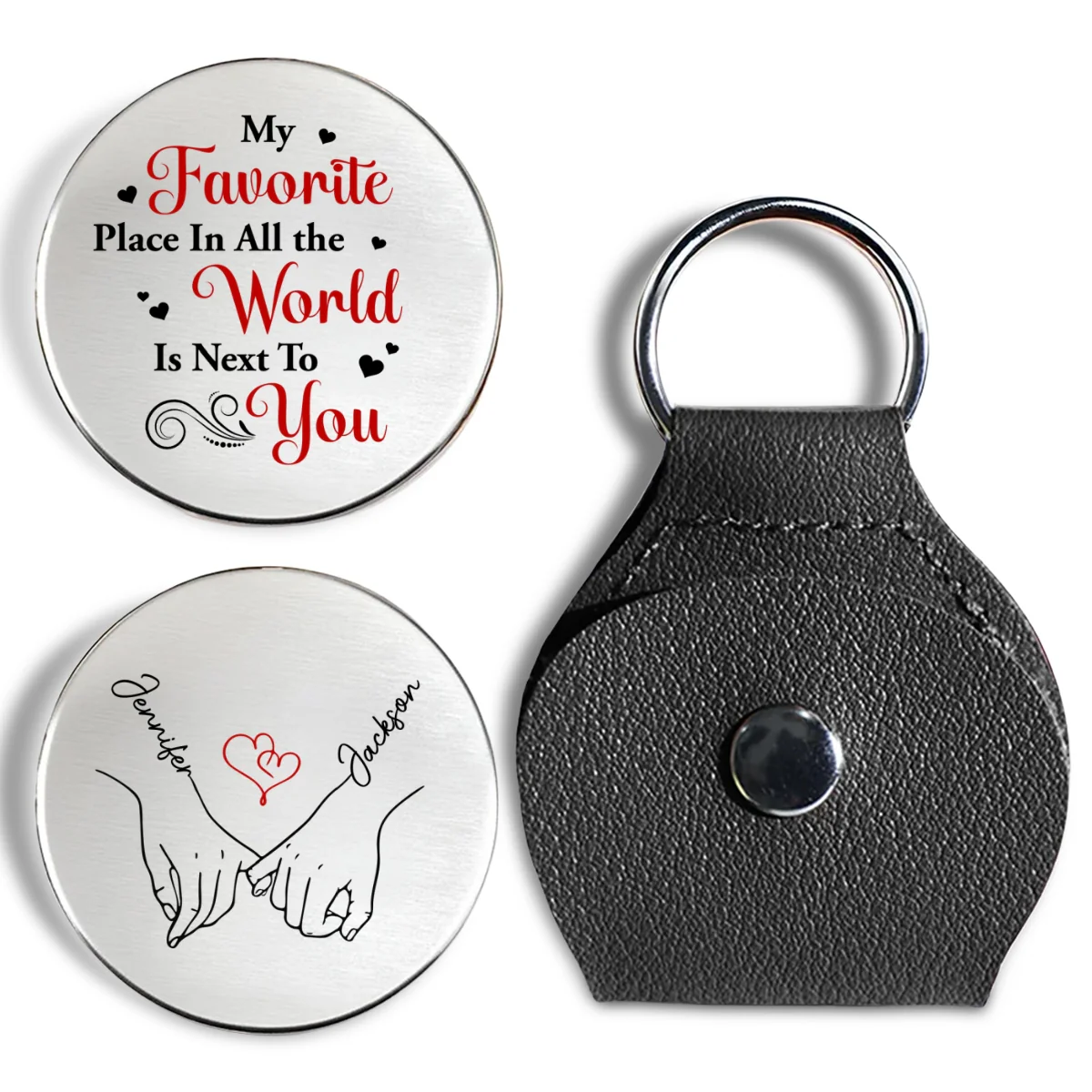 My Favorite Place - Personalized Custom Pocket Hug - Image 7