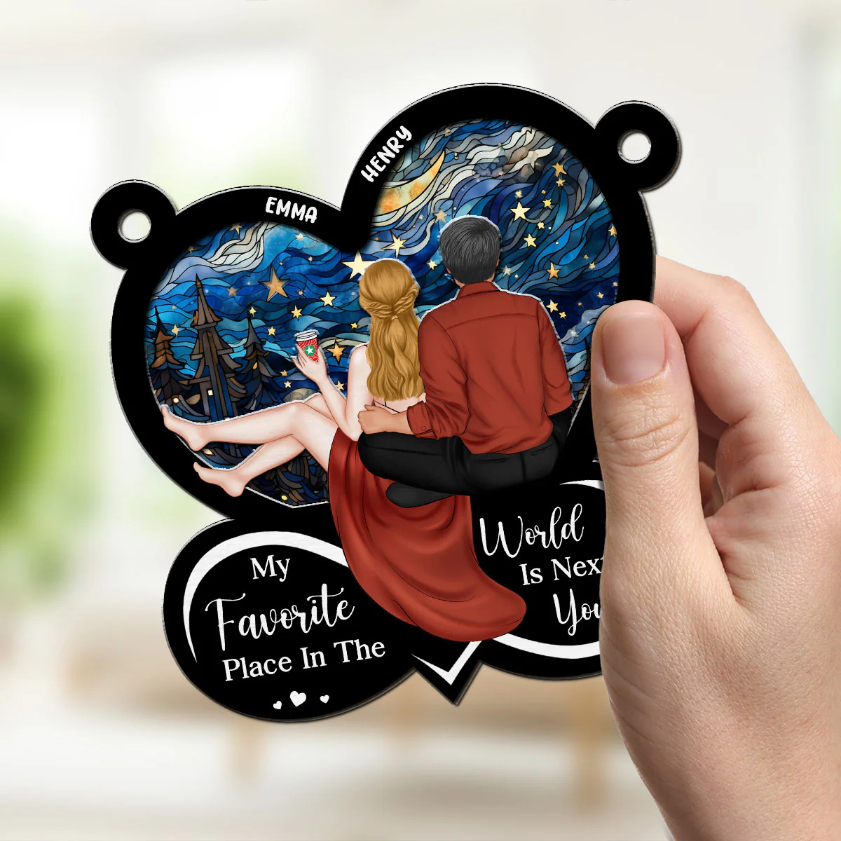 My Favorite Place - Personalized Custom Suncatcher - Image 3