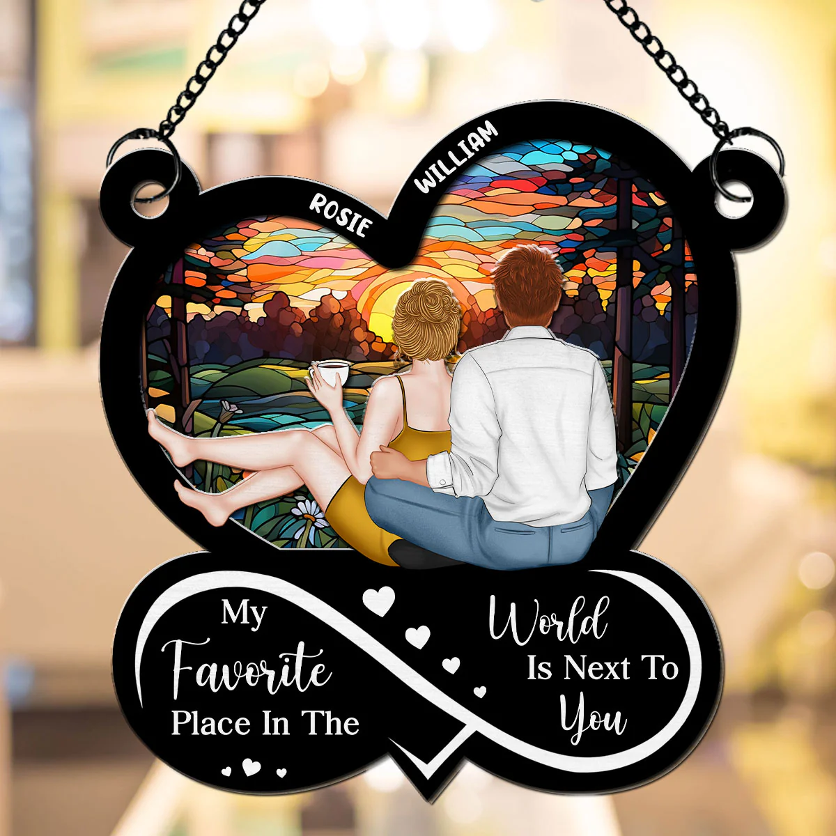 My Favorite Place - Personalized Custom Suncatcher - Image 4
