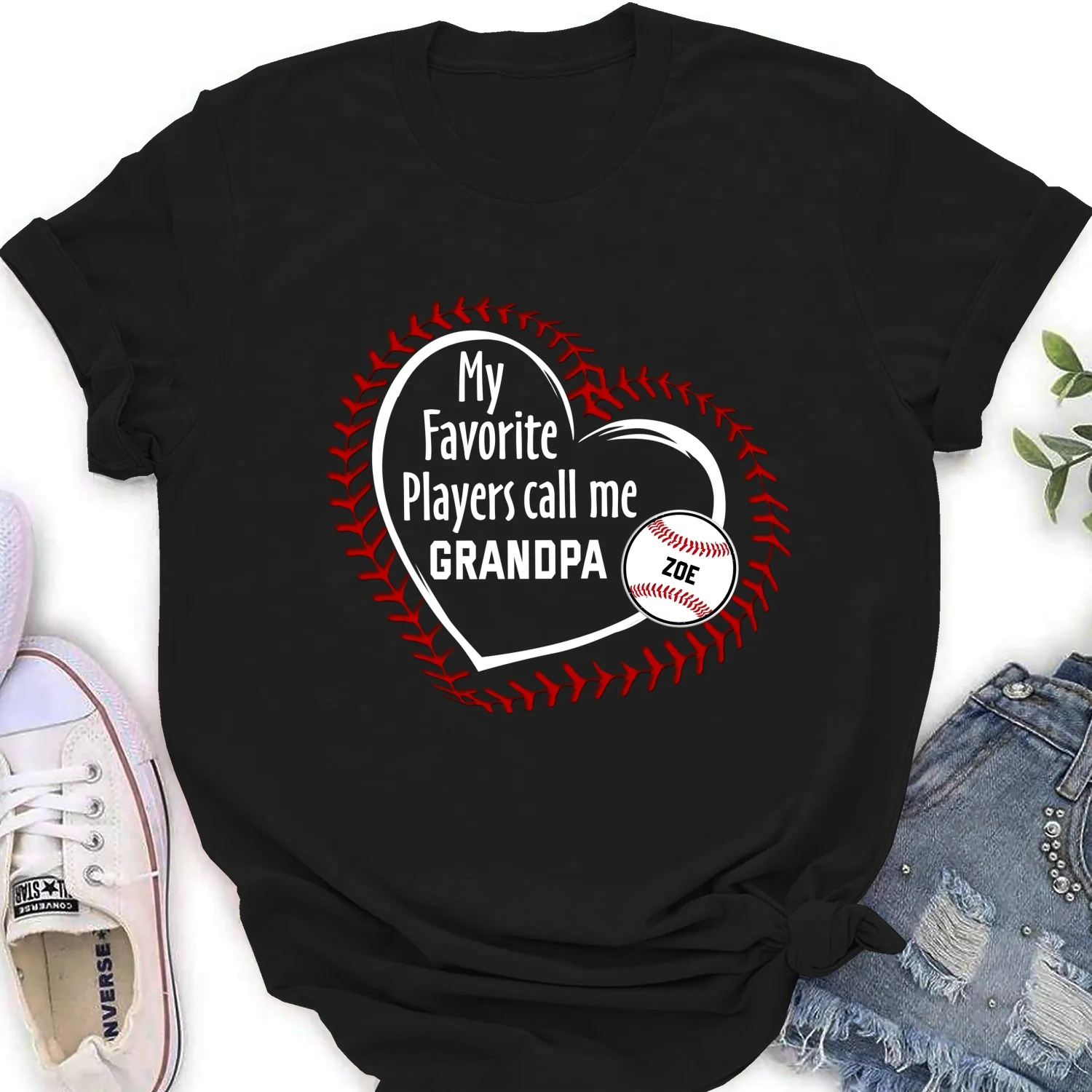 My Favorite Players Call Me Grandpa - Personalized Custom Shirt - Image 16