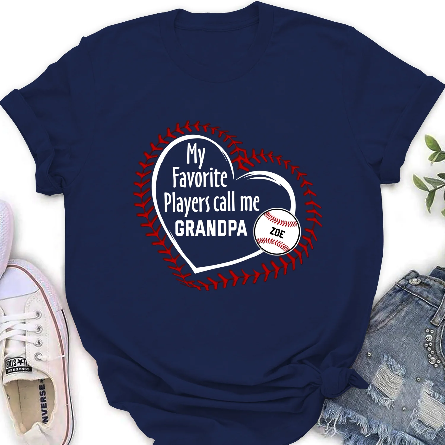 My Favorite Players Call Me Grandpa - Personalized Custom Shirt - Image 18