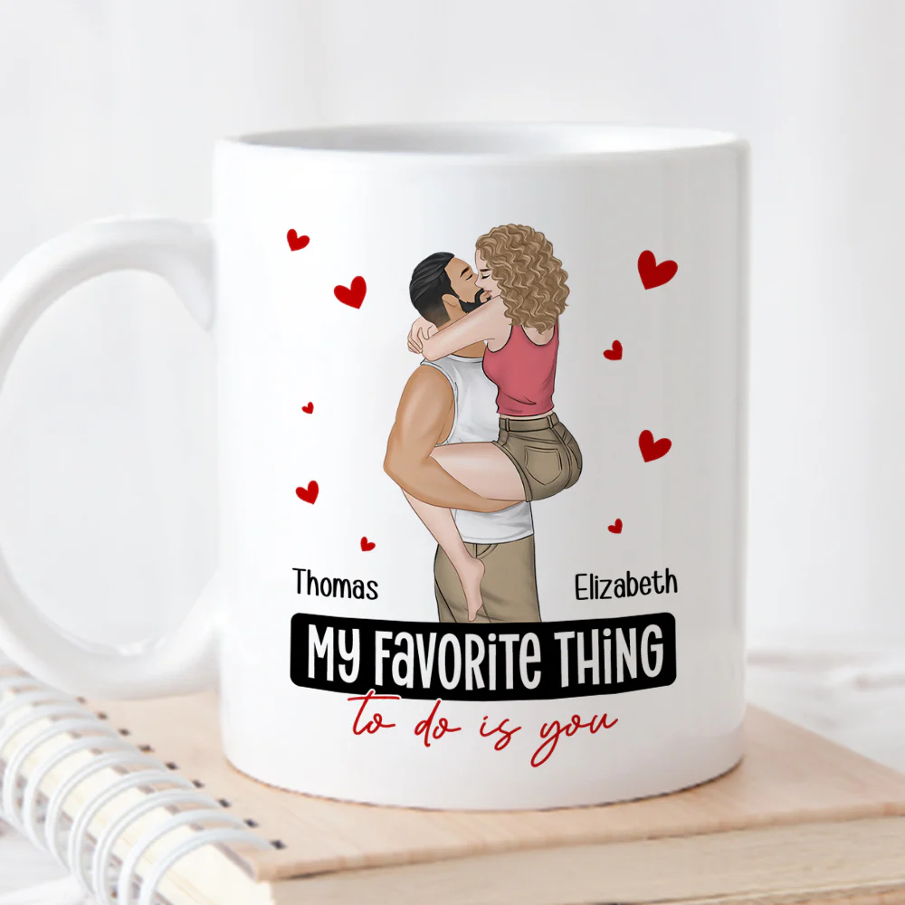 My Favorite Thing - Personalized Custom Coffee Mug - Image 2