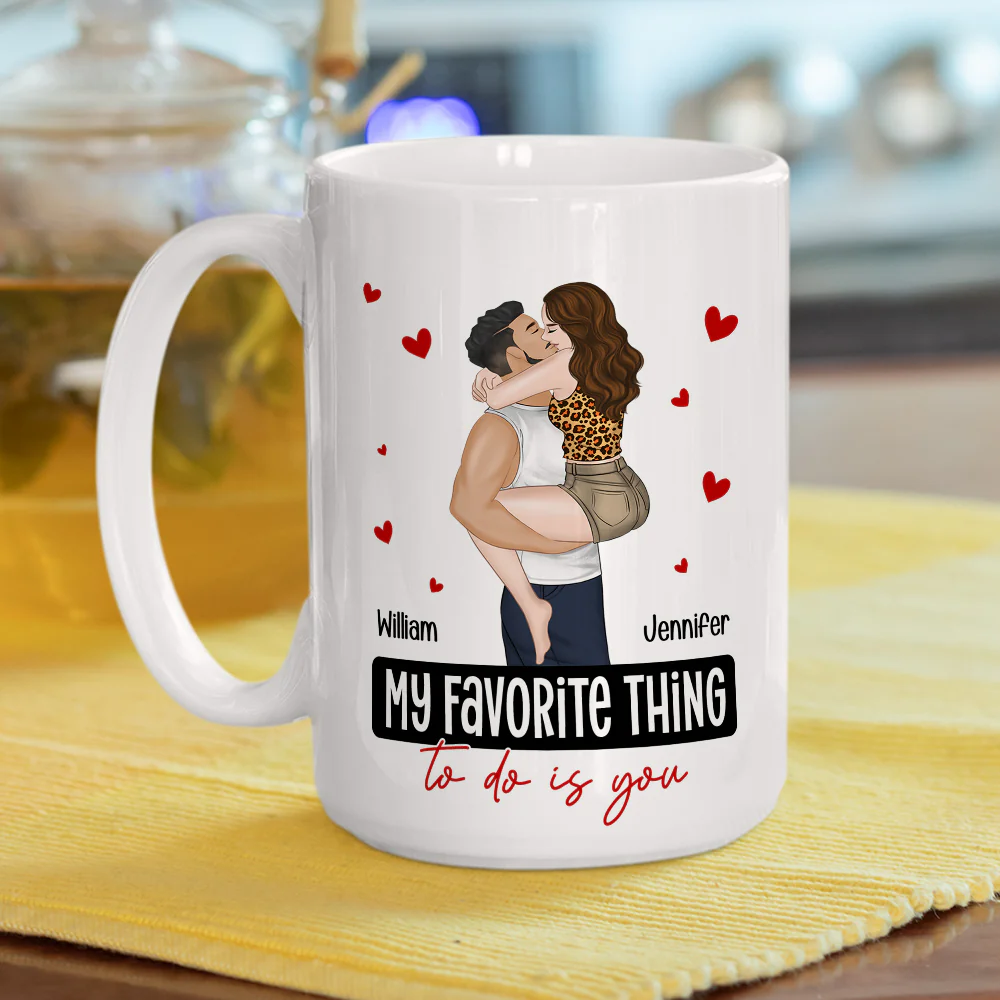 My Favorite Thing - Personalized Custom Coffee Mug - Image 4