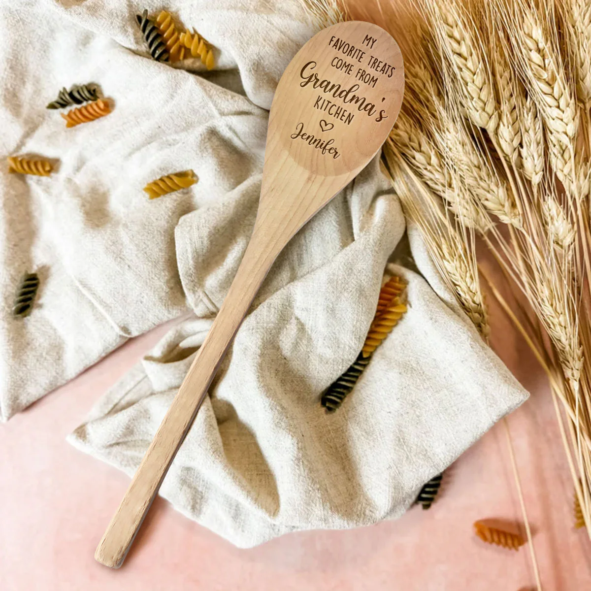 My Favorite Treats - Personalized Custom Engraved Wooden Spoon - Image 5