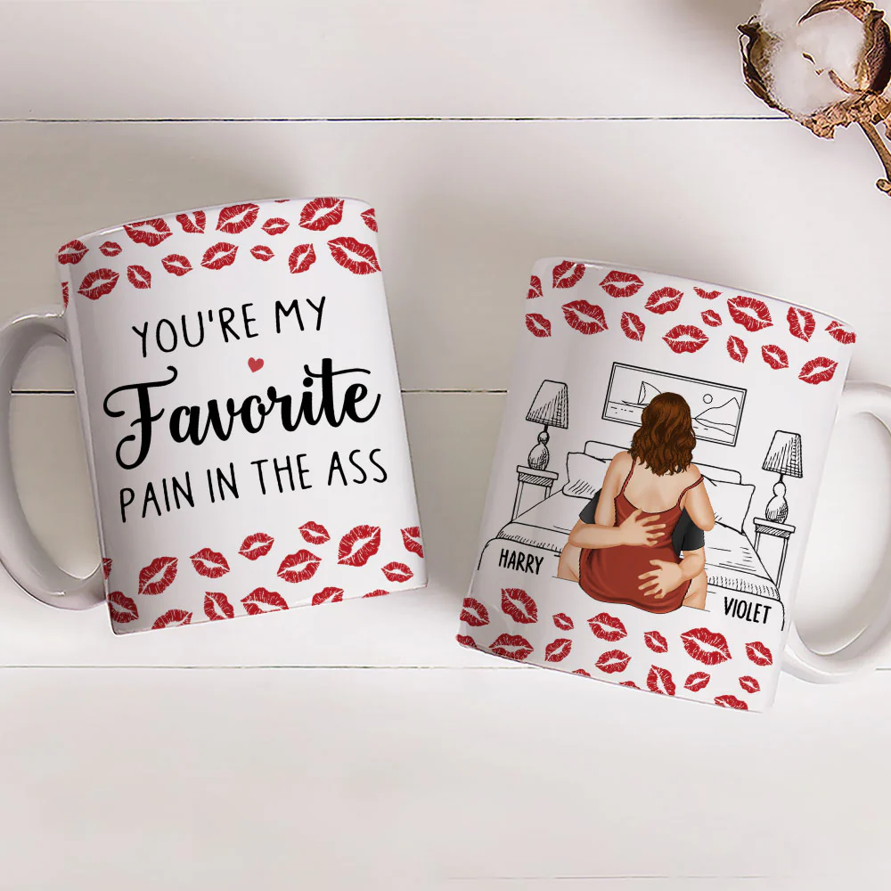 My Favourite Pain - Personalized Custom Coffee Mug - Image 3