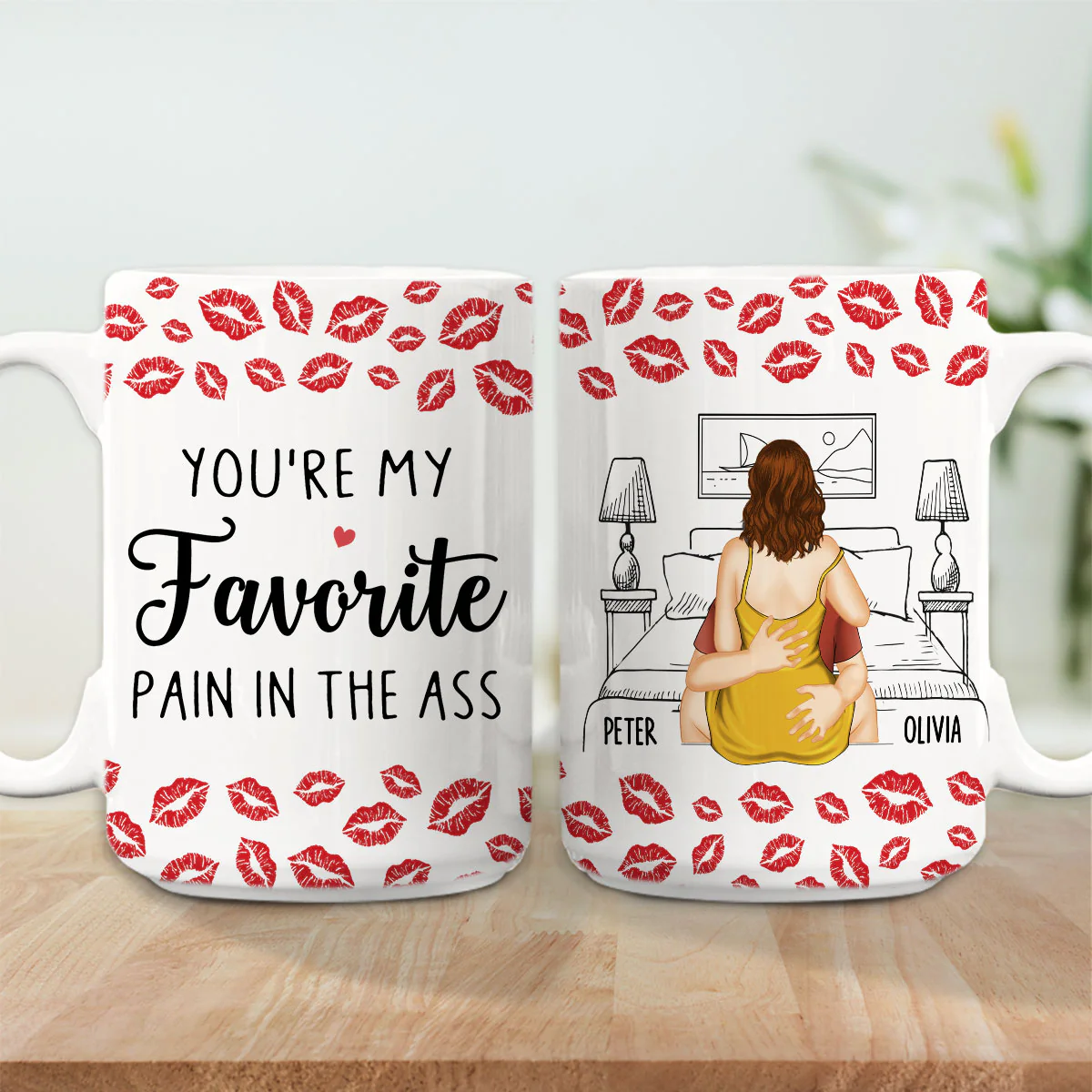 My Favourite Pain - Personalized Custom Coffee Mug - Image 5