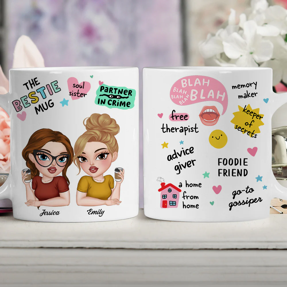My Free Therapist For Life - Personalized Custom Coffee Mug - Image 2