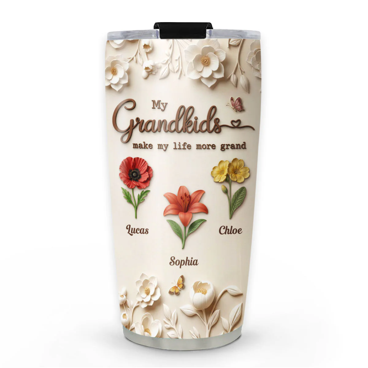 My Grandkid Make My Life - Personalized Custom Tumbler