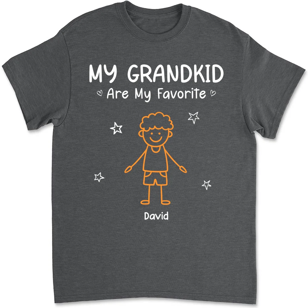My Grandkids Are My Favorite - Personalized Custom Shirt - Image 7