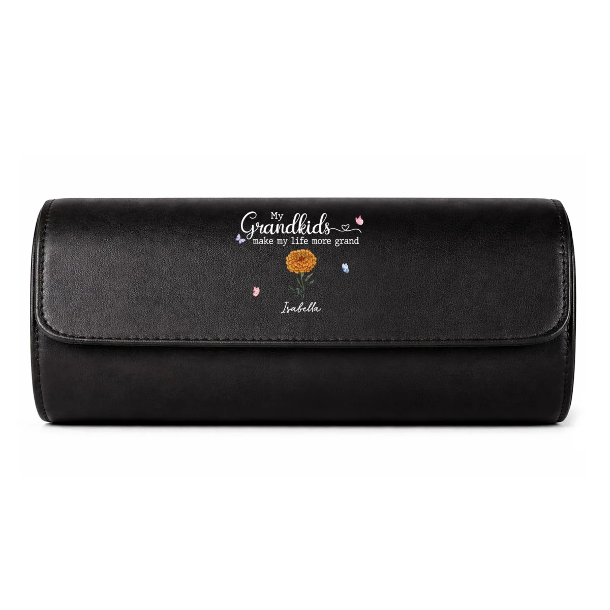 My Grandkids Make My Life More Grand - Personalized Custom Leather Watch Case - Image 11