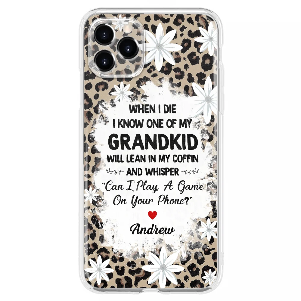 My Grandkids Will Whisper - Personalized Custom Phone Case - Image 10